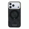 Guess PU 4G Ring Stand MagSafe tok iPhone 18 Pro készülékhez fekete