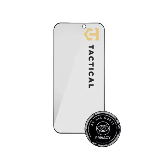 Tactical Glass Shield Privacy Stealth 5D üvegfólia Apple iPhone 18 Pro Max készülékhez fekete
