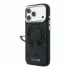 Guess PU 4G Ring Stand MagSafe tok iPhone 18 Pro Max készülékhez fekete
