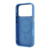 Guess PU 4G Ring Stand MagSafe tok iPhone 18 Pro készülékhez kék