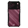 Tactical Quantum Stealth tok Apple iPhone 17 Pro/18 Pro készülékhez, átlátszó/fekete