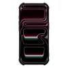 Tactical Quantum Stealth tok Apple iPhone 17 Pro/18 Pro készülékhez, átlátszó/fekete