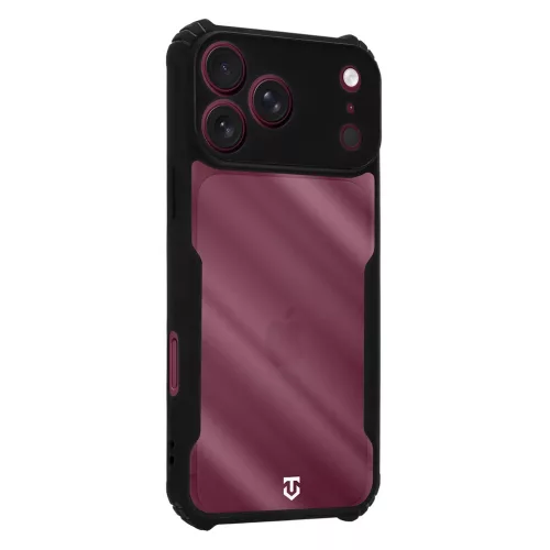 Tactical Quantum Stealth tok Apple iPhone 17 Pro Max/18 Pro Max készülékhez átlátszó/fekete