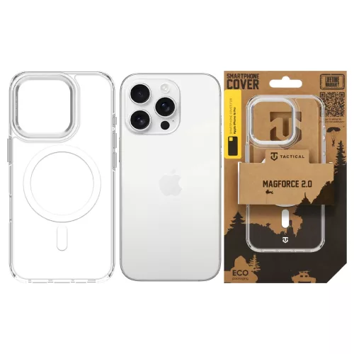 Tactical MagForce 2.0 tok Apple iPhone 16 Pro készülékhez ezüst