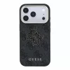 Guess PU 4G Resin Metal Logo tok iPhone 18 Pro készülékhez fekete