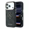 Guess PU 4G Resin Metal Logo tok iPhone 18 Pro Max készülékhez fekete