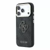 Guess PU 4G Resin Metal Logo tok iPhone 18 Pro Max készülékhez fekete