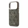 Guess PU 4G Resin Metal Logo tok iPhone 18 Pro készülékhez barna