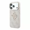 Guess PU 4G Resin Metal Logo tok iPhone 18 Pro készülékhez rózsaszín