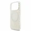 Guess IML Flowers Allover Strap MagSafe tok iPhone 18 Pro készülékhez fehér