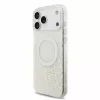 Guess IML Flowers Allover Strap MagSafe tok iPhone 18 Pro Max készülékhez, fehér