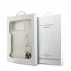 Guess IML Flowers Allover Strap MagSafe tok iPhone 18 Pro Max készülékhez, fehér