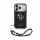 Guess PU 4G Metal Logo Strap tok iPhone 18 Pro készülékhez fekete