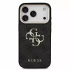 Guess PU 4G Metal Logo Strap tok iPhone 18 Pro készülékhez fekete