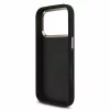Guess PU 4G Metal Logo Strap tok iPhone 18 Pro készülékhez fekete