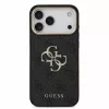 Guess PU 4G Metal Logo Strap tok iPhone 18 Pro Max készülékhez fekete
