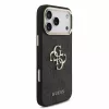 Guess PU 4G Metal Logo Strap tok iPhone 18 Pro Max készülékhez fekete
