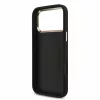 Guess PU 4G Metal Logo Strap tok iPhone 18 Pro Max készülékhez fekete