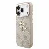 Guess PU 4G fém logós szíjas tok iPhone 18 Pro készülékhez rózsaszín