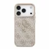Guess PU 4G fém logós szíjas tok iPhone 18 Pro készülékhez rózsaszín