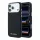Karl Lagerfeld PU Grained Allover Semi Wrap Magsafe tok iPhone 18 Pro Max készülékhez fekete