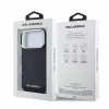Karl Lagerfeld IML Rhinestones Allover tok iPhone 18 Pro készülékhez fekete
