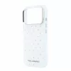 Karl Lagerfeld IML Rhinestones Allover tok iPhone 18 Pro készülékhez, fehér