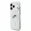 Karl Lagerfeld IML K&CH Heads Metal Frame MagSafe tok iPhone 18 Pro készülékhez fehér