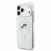 Karl Lagerfeld IML K&CH Heads fémkeretes MagSafe tok iPhone 18 Pro Max készülékhez fehér
