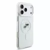 Karl Lagerfeld IML K&CH Heads fémkeretes MagSafe tok iPhone 18 Pro Max készülékhez fehér