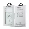 Karl Lagerfeld IML K&CH Heads fémkeretes MagSafe tok iPhone 18 Pro Max készülékhez fehér