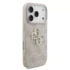 Guess PU 4G Metal Logo tok iPhone 18 Pro készülékhez rózsaszín