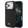 Lacoste PVC Iconic Petit Pique fém logós MagSafe tok iPhone 18 Pro készülékhez, fekete