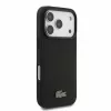 Lacoste PVC Iconic Petit Pique fém logós MagSafe tok iPhone 18 Pro készülékhez, fekete