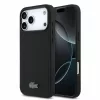 Lacoste PVC Iconic Petit Pique Metal Logo MagSafe tok iPhone 18 Pro Max készülékhez fekete