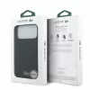 Lacoste PVC Iconic Petit Pique Metal Logo MagSafe tok iPhone 18 Pro Max készülékhez fekete