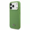 Lacoste Iconic Petit Pique PVC fém logós MagSafe tok iPhone 18 Pro készülékhez, zöld