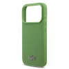 Lacoste Iconic Petit Pique PVC fém logós MagSafe tok iPhone 18 Pro készülékhez, zöld