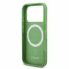 Lacoste Iconic Petit Pique PVC fém logós MagSafe tok iPhone 18 Pro készülékhez, zöld