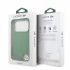 Lacoste Iconic Petit Pique PVC fém logós MagSafe tok iPhone 18 Pro készülékhez, zöld
