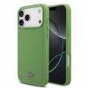 Lacoste PVC Iconic Petit Pique Metal Logo MagSafe tok iPhone 18 Pro Max készülékhez tárkonyzöld