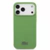 Lacoste PVC Iconic Petit Pique Metal Logo MagSafe tok iPhone 18 Pro Max készülékhez tárkonyzöld