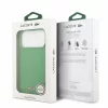 Lacoste PVC Iconic Petit Pique Metal Logo MagSafe tok iPhone 18 Pro Max készülékhez tárkonyzöld