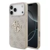 Guess PU 4G Metal Logo tok iPhone 18 Pro Max készülékhez rózsaszín