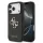 Guess PU 4G Metal Logo tok iPhone 18 Pro készülékhez szürke