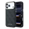 Guess műbőr 4G arany keretes MagSafe tok iPhone 18 Pro készülékhez fekete