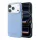 Guess PU Semi Wrap Perforated 4G Logo MagSafe tok iPhone 18 Pro készülékhez kék