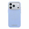 Guess PU Semi Wrap perforált 4G logós MagSafe tok iPhone 18 Pro Max készülékhez kék