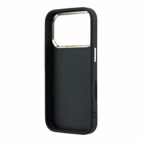 Guess PU 4G Strass Metal Logo tok iPhone 18 Pro készülékhez fekete