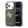 Guess PU 4G Strass Metal Logo tok iPhone 18 Pro Max készülékhez barna